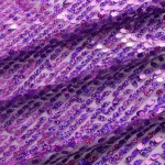 Multi-color sequins embroidery cloth / stage Dress Embroidery Fabric / Performance dress melon seed sequins fabric