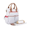 multi-function leather mummy land baby diaper bag