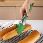 Multifunctional Stainless Steel Kitchen Tongs for Barbecue Steak Cake Snack Christmas Food Tongs