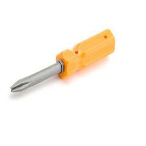 Multipurpose Head  With yellow Handle Screw Driver