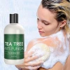 Natural Daily Detox Antifungal Tea Tree Oil Body Wash Shower Gel With Essential Oils