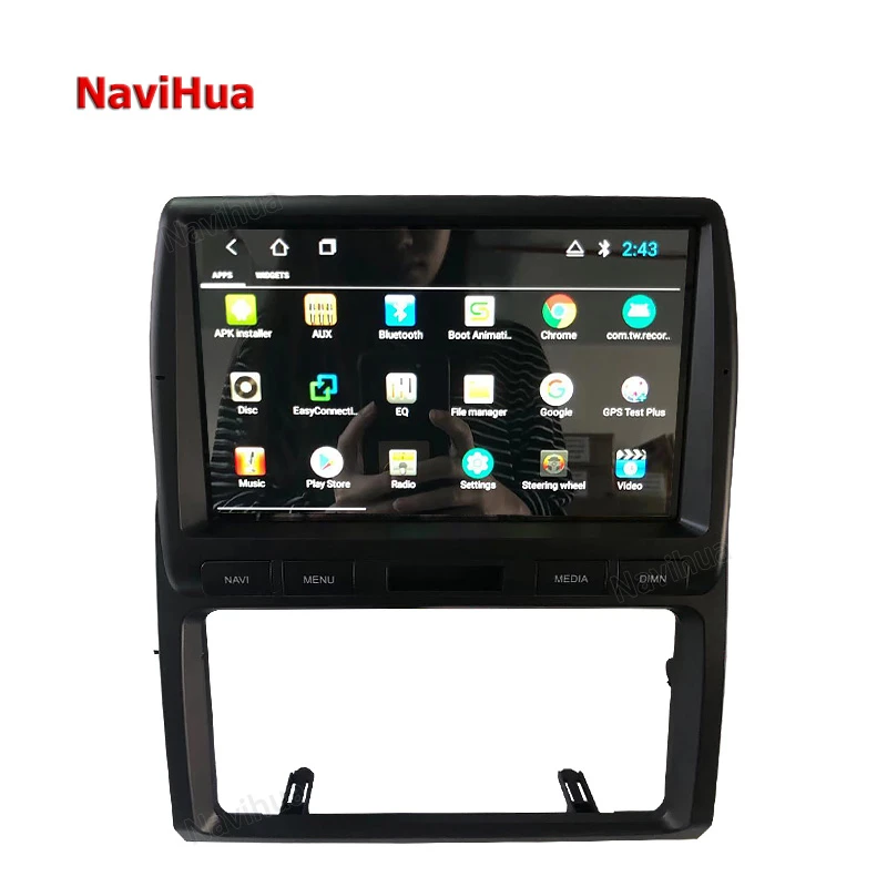 Navihua Tesla-style Touch Screen Android Car Radio For Toyota Land Cruiser Pickup Multimedia Auto Head Unit Monitor Navigation