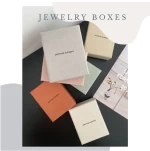 Necklace Jewellery Box Custom Luxury Paper Ring Packaging Gift Jewelry Box with Logo Printed
