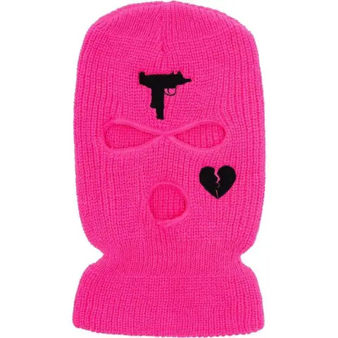 Neon Windproof Cove Balaclava For Skiing Cycling colored 3 Hole Full Face Ski Mask Hat