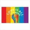 New 3*5ft flag lgbt holiday banner gay color flag 90*150cm integrated rainbow flag