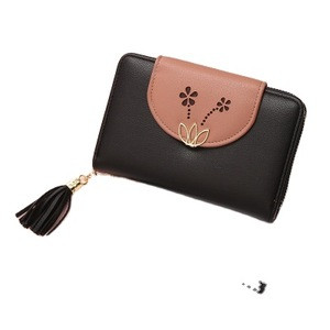 New Arrival  Lady Long Solid-color Multi-function Mobile Phone Wallet