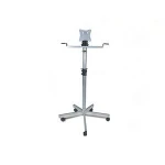 New Arrival  Movable Metal Floor  tripod lcd tv stand with wheels for 20" LCD Monitor