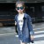 Import New arrival toddler girls MD-long denim jacket spring autumn new designs baby girls jeans coat clothing from China