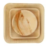 New arrival Unbreakable eco  dinner plates disposable wooden plates palm leaf plates disposable