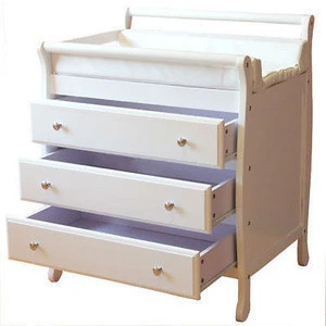 New BABY COT 3 Chest of Drawers with Changing Table
