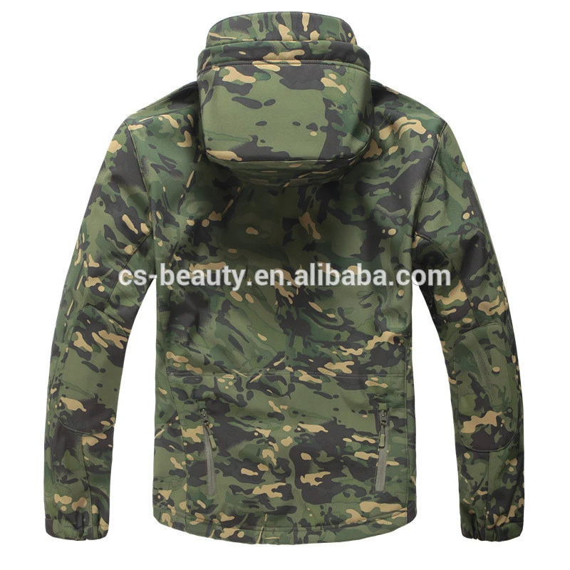 New Color Green Multicam Army Camo Coat Military Jacket Waterproof Windbreaker Raincoat Hunt Clothes Army Men Outerwear Jacket
