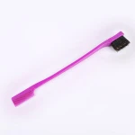New Design Black Red  Double Head Men Cheap Shaving Brush Custom Plastic Eyebrow Brush