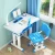 Import New design height adjustable study table and chair for kids students home furniture from China