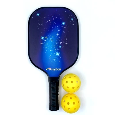 New Design Pickle Paddle with Balls Outdoor and Indoor Carbon Fiber Pickleball Paddle Sets