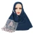 Import New design thick winter knitted rabbit hair fabric scarf  lace and pearl hijab Islamic turband Muslim Wrap Scarf acrylic hijab from China