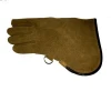 New Falconry Gloves Single Layer Suede Leather 12 Inches Long Standard Size Brown Best Quality By Taidoc