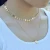 Import new fashion accessory copper hand-made sequins neck ring double-layer gold plated chain necklace from China