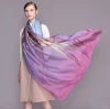 New fashion digital printed animal image 100% silk chiffon scarf