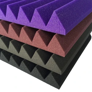 New High density flame retardant sound-absorbing sponge material cotton Panel panels acoustic foam soundproof