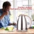 Import new kitchen water boiler components thermos flask connector coffee tea pot and parts electric kettle bases tray set with infuser from China