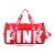 Import New ladies outdoor travel bags large capacity women overnight tote bag fashion girls pink duffel bag from China