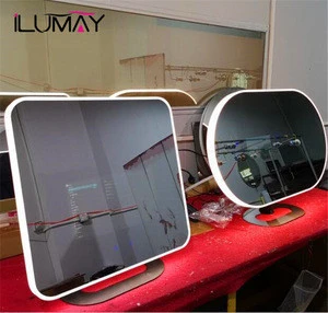 new LED makeup mirror / LED acrylic mirror / smart mirror with bluetooth screen