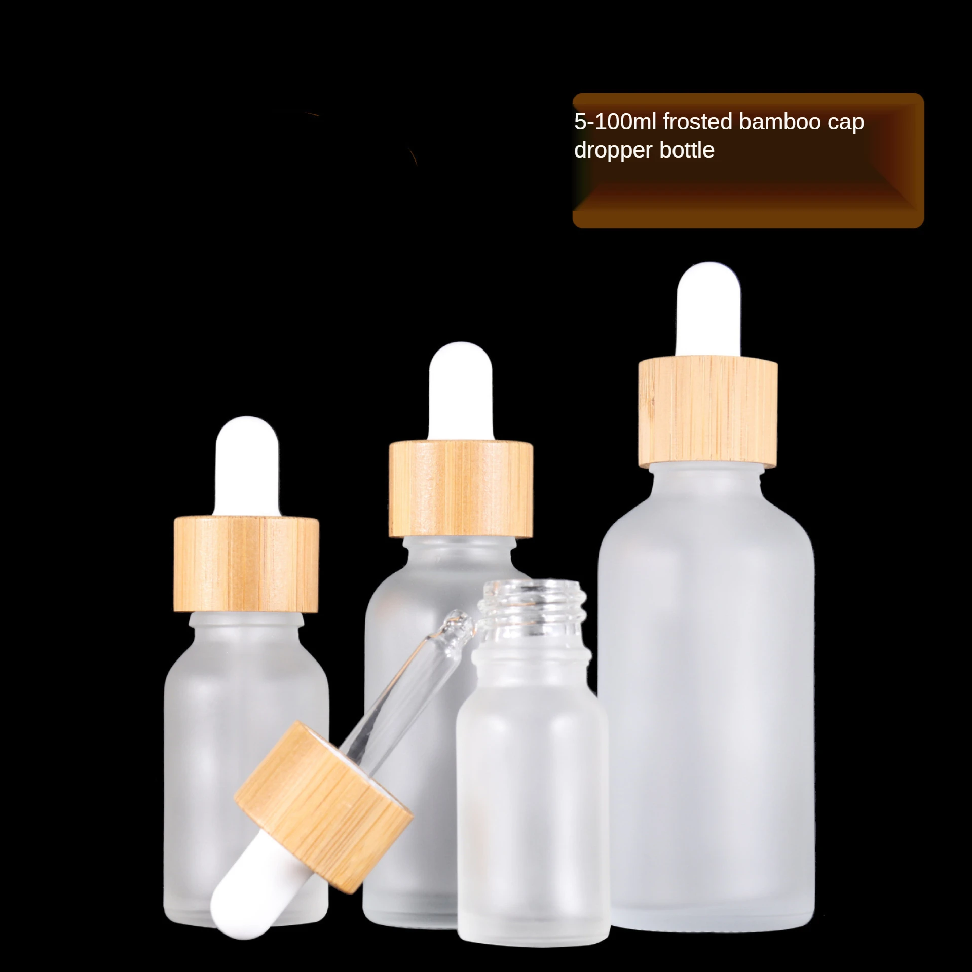 New Listing 10ml 15ml 30ml 50ml High Quality Screen Printing Glass Glass Essential Oil Bottle Personal Care