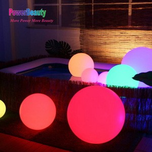 new outdoor magic illuminated swimming glow pool water floating solar led light ball with wireless remote control