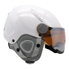 new popular ski helmet with anti-fog visor impact resistance