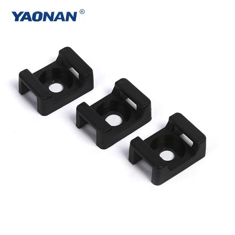 New Product Nylon YN-CTSM001 Cable Tie Saddle Mount For Fix Cable Tie