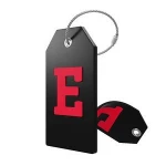 New products personalized reusable  travel custom rubber luggage tag with sling