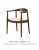 Import New Professional factory Ash wood Hans Wegner Danish Y-Chair Solid Wood Dining Chairs Wishbone Chair from China