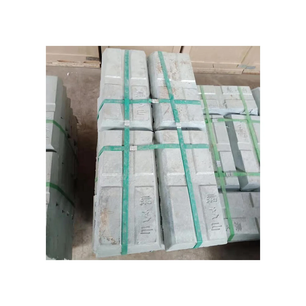 New Silver 99.99% ~ 99.995% Special High Grade Zinc Ingot for Die Casting Alloy