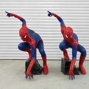 New Style China Wholesale Life Size Spiderman Statue