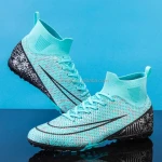New trend Custom Sports Training Shoes Broken Nails Men Children Turf Football Shoes Soccer Boots Football Shoes
