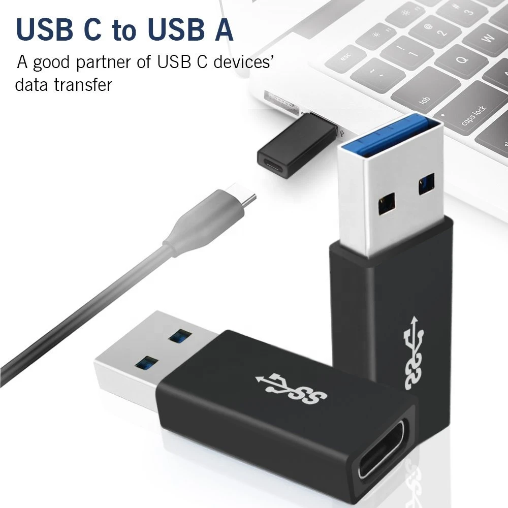 NEW USB3.1 10Gbps USB 3.0 Type A Male to USB 3.1 type-c Type C USB-C Female AM-CF Converter Adapter connector 5.0