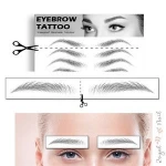 New Water Transfer Temporary Eyebrow Tattoo Sticker 8 Designs