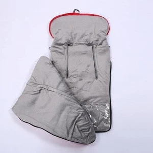 Newborn baby red waterproof zipper cotton sleeping bag stroller hand warmer muff foot muff stroller