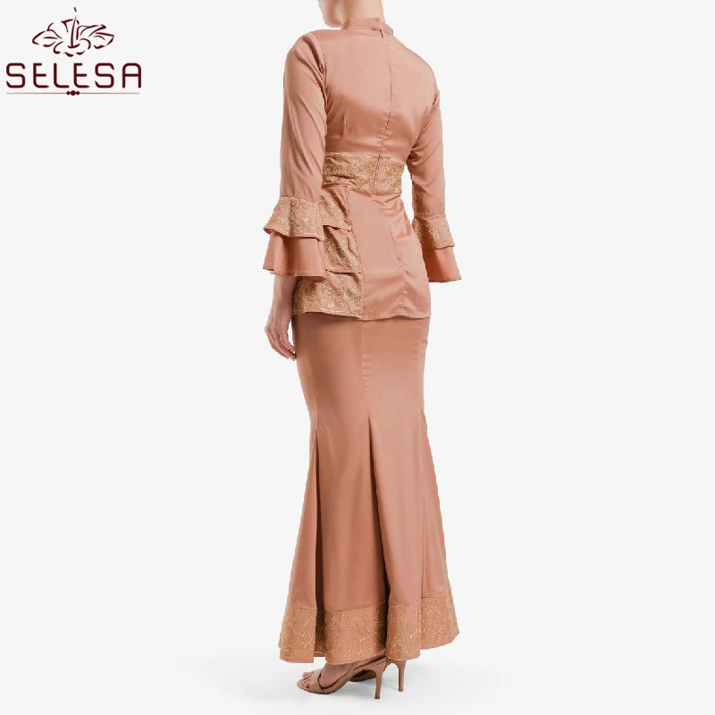 Newest Islamic Clothing Dress Model Womens Abaya Muslim Turban Baju Kurung