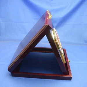 Nigeria Annual conference metal wood souvenir trophy plaque