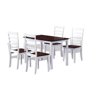 No. 2408 Morden Design Wood Table and Chairs Set for Dining Room