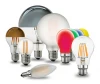 No Flickering E27 E14 B22 dimmable filament led bulb, 2W 4W 6W led filament lamp, dimmable led filament bulb light