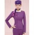 Import Noble purple women airlines singapore stewardess uniform from China