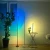 Import Nodic home decor bar colorful minimalist dimmable remote vertical led rgb stand floor lamp from China