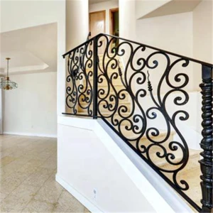 Nolens wrought iron scroll bending panels for stairs