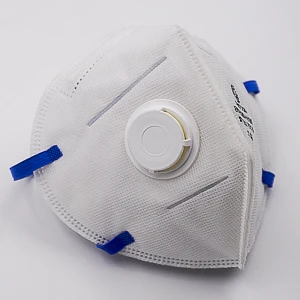 Non-Woven High Quality Breathing Valve Mask FFP2 Respirator Face Mask Protective Folding Shape CE FFP2 Mask
