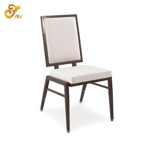 OEM custom high end gold hotel banquet chair for 5 star hotel