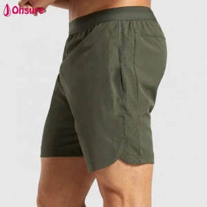 OEM Mens Fitness Gym Running Shorts fitness activewear running shorts cotton spandex sports Shorts