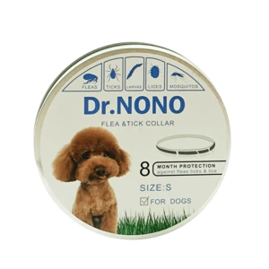 OEM Premium Natural Safe Design Flea and Tick Collar For Cats, 6 Month Protection, Waterproof with Metal Tin