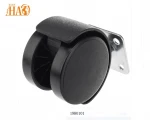 Office Furniture Castors Wheel U Shape Plate PP Trolley Castor
